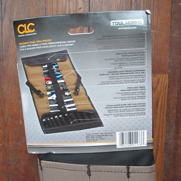 Toolworks Socket Tool Roll Pouch 32 pocket tool organizer new in package - Picture 3 of 3